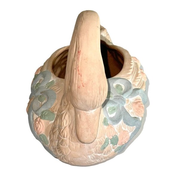 Vintage CBK LTD Ceramic Clay Swan Vase - Picture 7 of 12